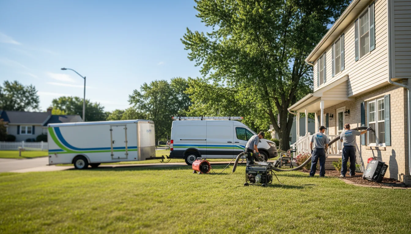Flooded Basement Restoration And Cleanup With Repair in Sherrill, IA near me